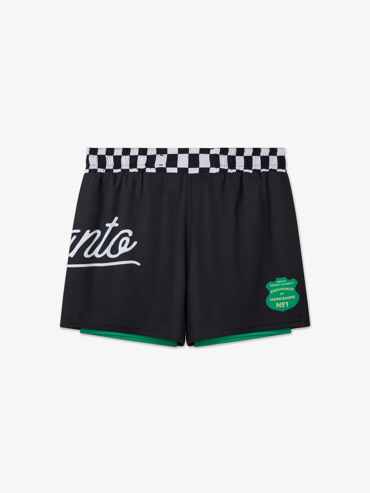 MANTO hybrid fightshorts Cross -black